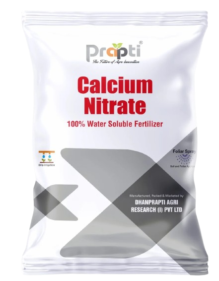 Calcium Nitrate water soluble fertilizer source of calcium and nitrogen for crop nutrition fruit quality